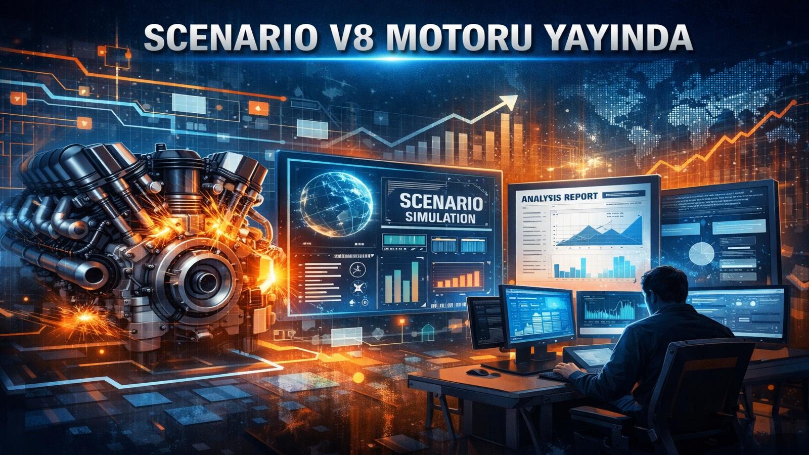 Scenario V8 motoru yayında: daha derin akış, daha güçlü raporlama